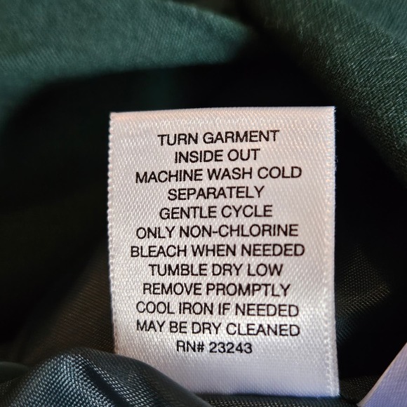 NWT Green New York & Company Stretch Button‎ Up Peak Lapel Blazer Size O - Picture 7 of 8